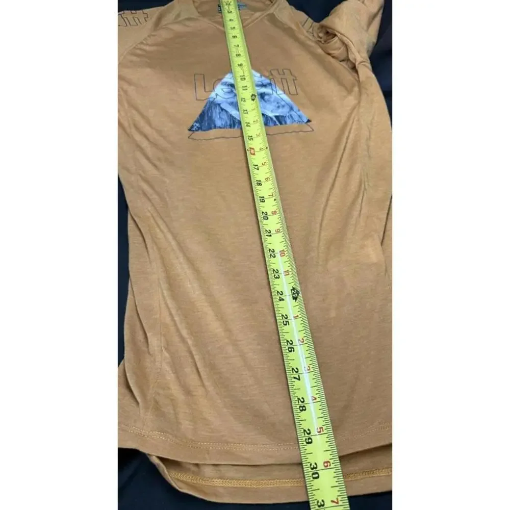 Leatt Shirt Mens Small Brown Suede Jersey MTB Gravity‎ 2.0 Long Sleeve Cycling